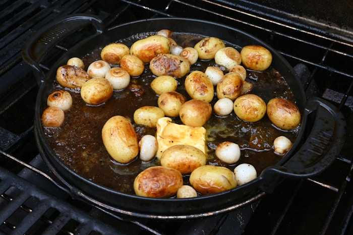 Andebryst pa grill 4