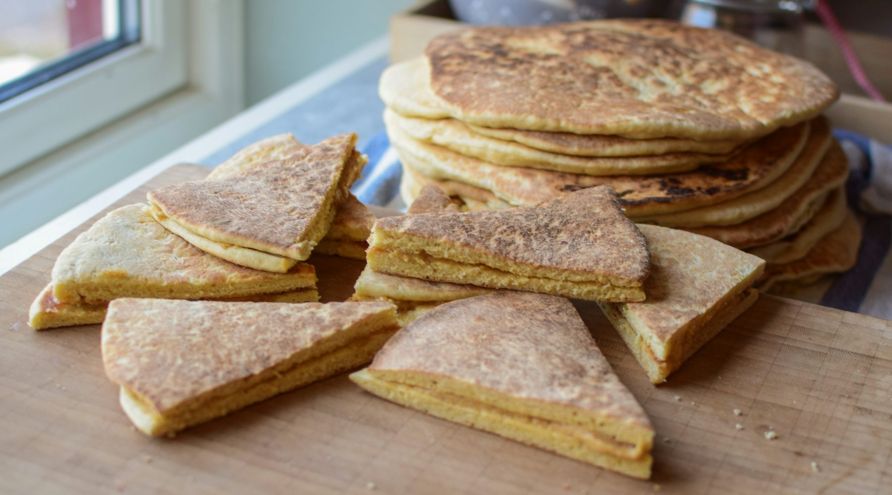 Traditional Norwegian Lefse Made With