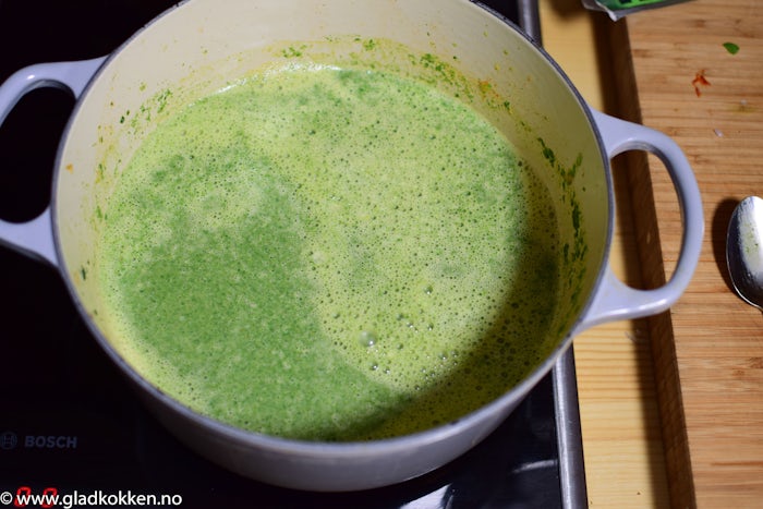 Spinatsuppe 6