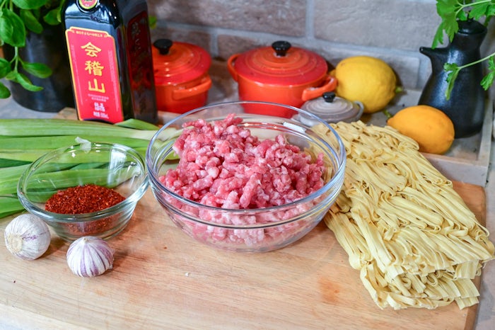 Chili and garlic noodles