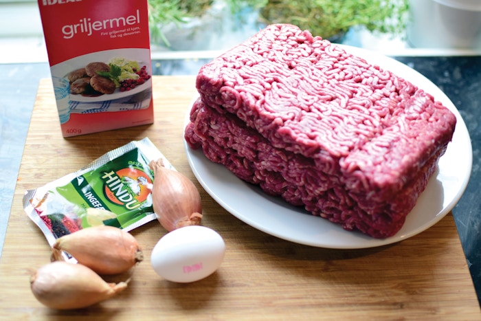 Kjottkaker Ingrediens